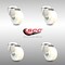 Service Caster 3 Inch 316SS Nylon Wheel Swivel Bolt Hole Caster Set SCC-SS316BH20S314-NYS-4 - alternate 5